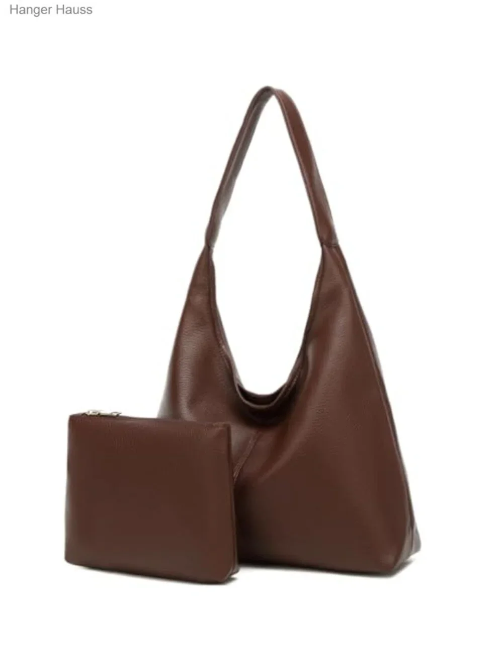 Slouchy Hobo Bag Soft PU Leather Shoulder Tote Women Casual Work Travel Large